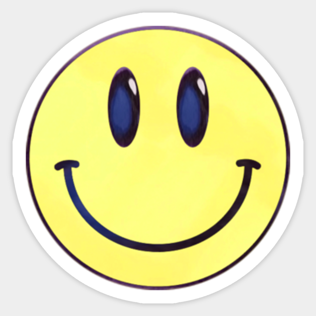 Smile!! Smiley Face Sticker TeePublic